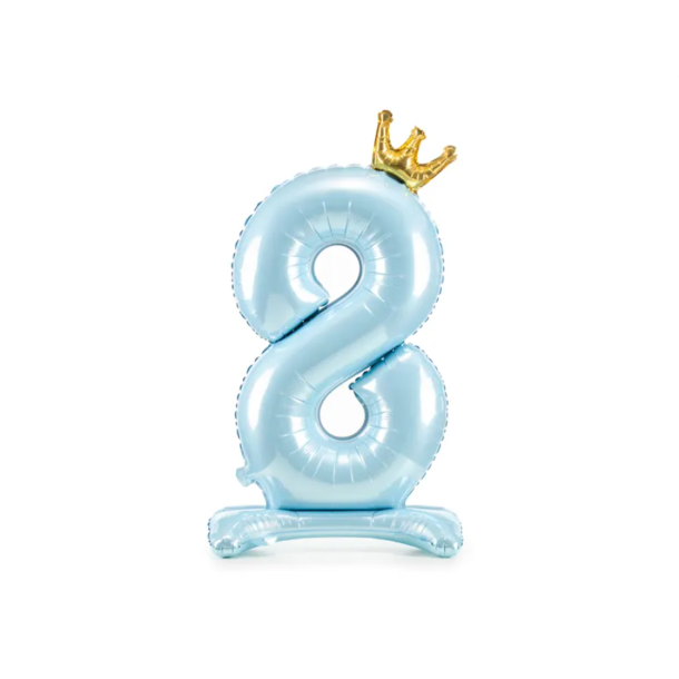 Folieballon Stende Tal Sky Blue - 84cm 