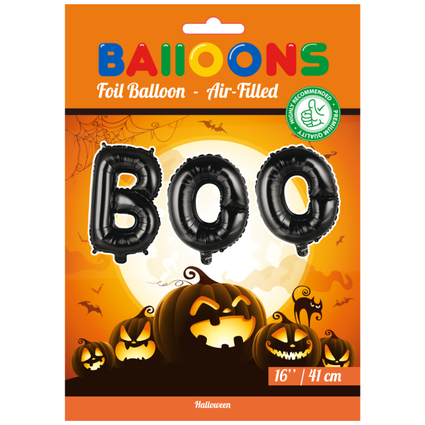 Folieballon BOO - 41cm