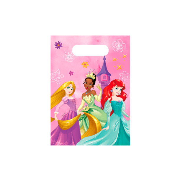 Plastikposer Disney Prinsesser - 6stk