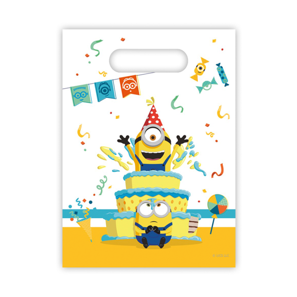 Plastikposer Minions - 6stk