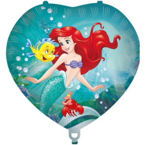 Folieballon Hjerte Ariel - 46cm