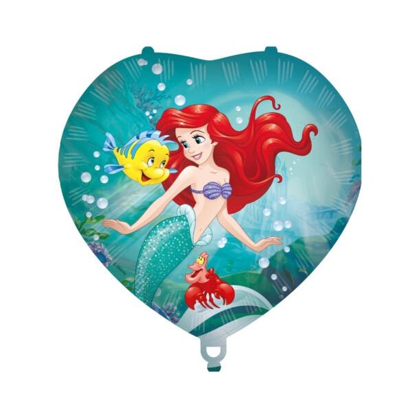 Folieballon Hjerte Ariel - 46cm