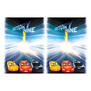 Plastikdug Cars - 120x180cm