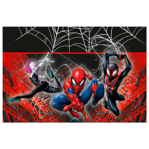 Plastikdug Spiderman World of Web - 120x180cm