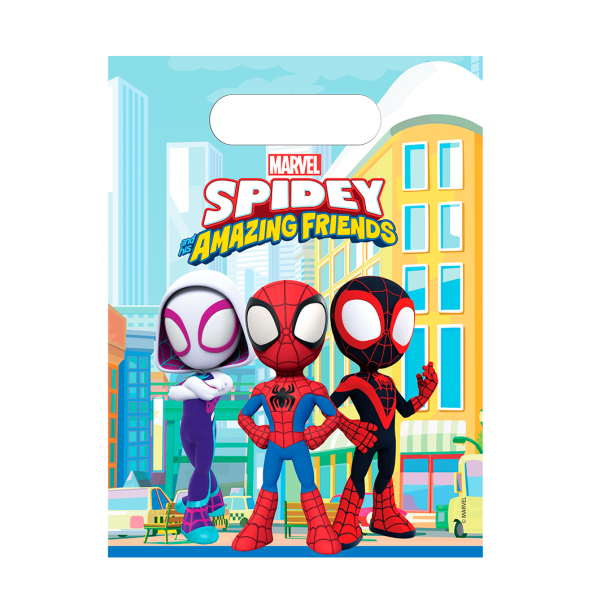 Plastikposer Spidey - 6stk