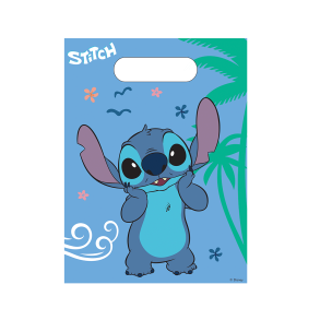 Plastikposer Stitch - 6stk