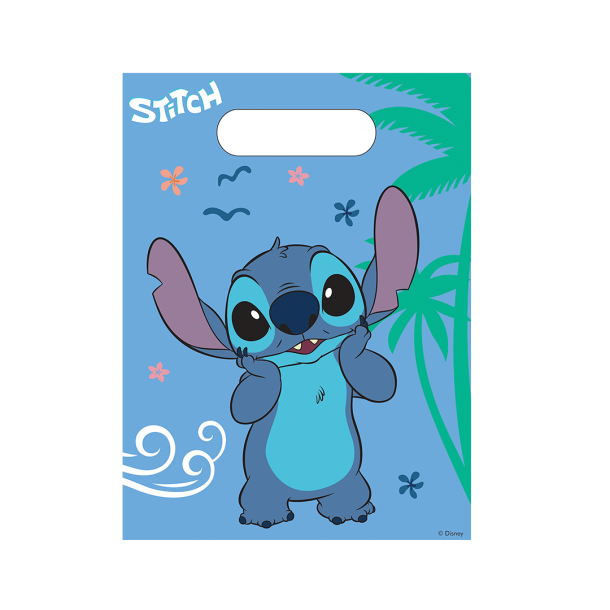 Plastikposer Stitch - 6stk