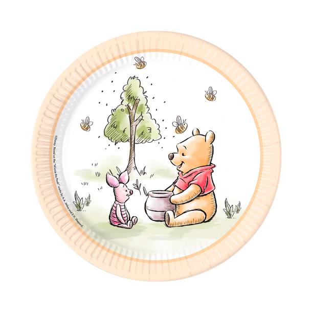 Tallerkner Winnie The Pooh �23 - 8stk