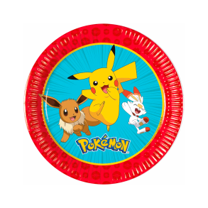 Tallerkner Pokemon 20 - 8stk