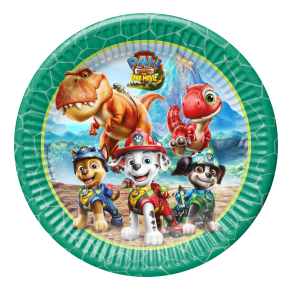 Tallerkner Paw Patrol Dino Movie �23 - 8stk