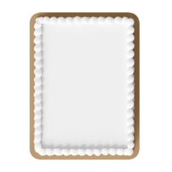 Luksus Sukkerprint F� Designet - 19x25cm