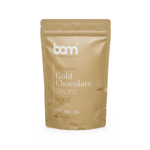 BAM Chokolade Drops Gold - 250g