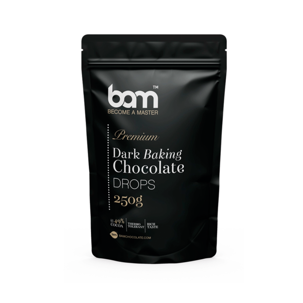 BAM Chokolade Drops Mrk 49,5% - 250g