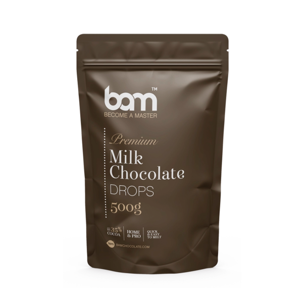 BAM Chokolade Drops M�lk 35,1% - 500g
