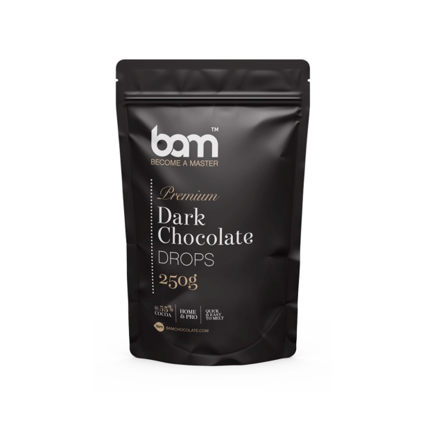 BAM Chokolade Drops Mrk 55,6% - 250g