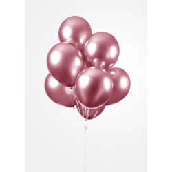 Balloner Glans Pink 30cm - 10stk