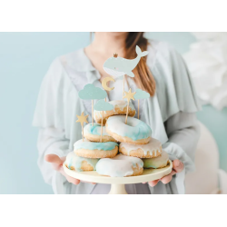 Cake Topper Hval Mix - 7stk