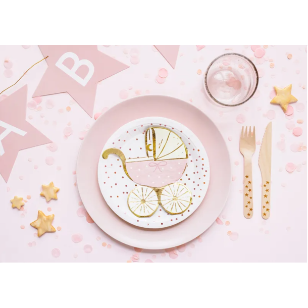 Servietter Barnevogn Lyserd - 20stk