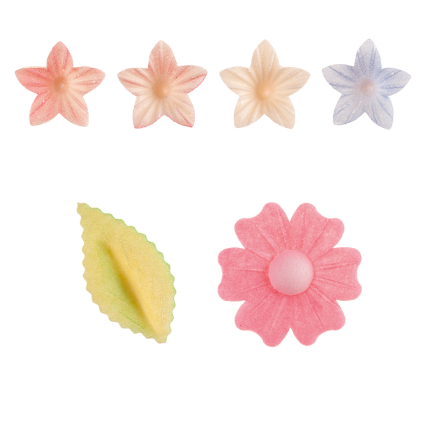 Vaffelprint Blomster og Blade