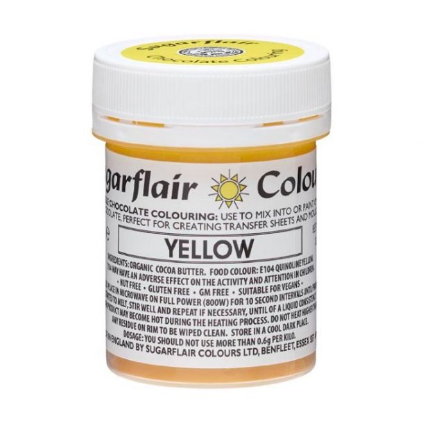 Sugarflair Kakaosmr Yellow - 35g