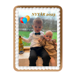 Luksus Sukkerprint F� Designet - 19x25cm