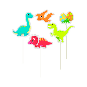 Cake Topper Dino - 12stk
