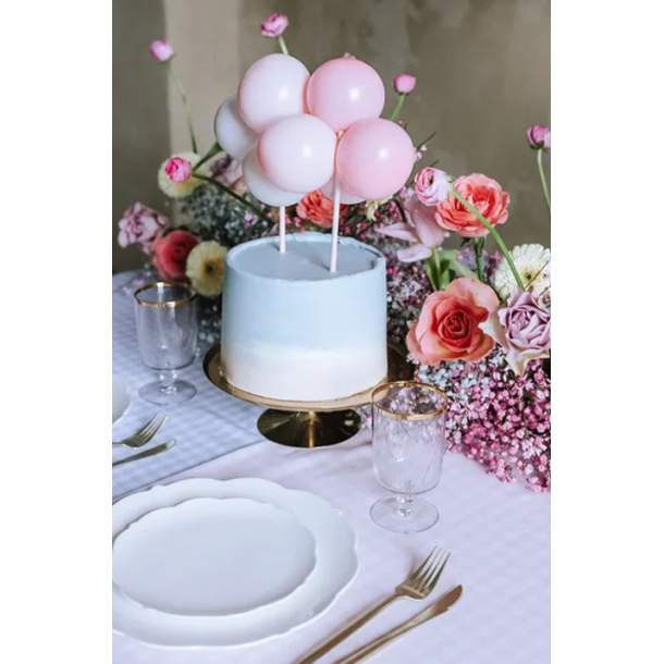 Cake Topper Balloner Lyserd - 29cm