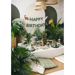 Tallerkner Dinosaur 18 - 6stk