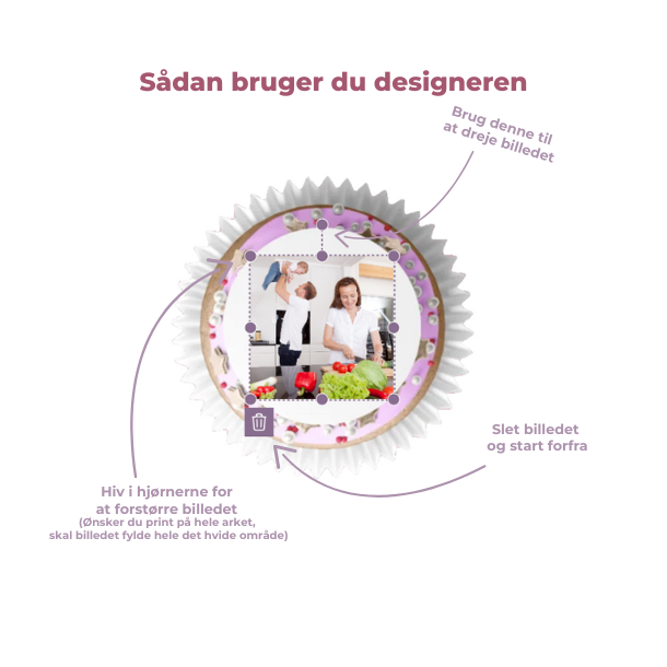 Luksus Sukkerprint Design Selv 5 - 15stk