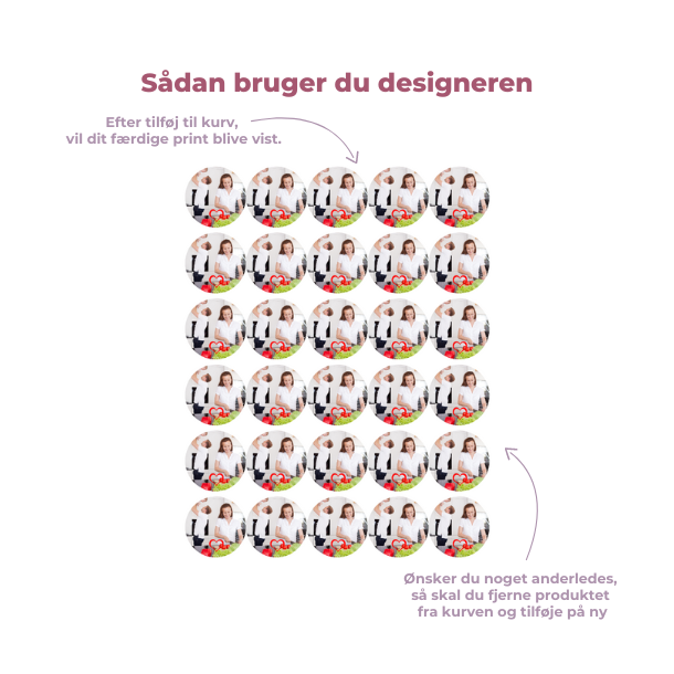 Luksus Sukkerprint Design Selv 3,8 - 30stk