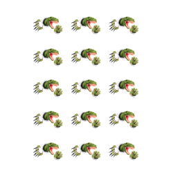 Luksus Sukkerprint T-Rex Dinosaur 5 - 15stk