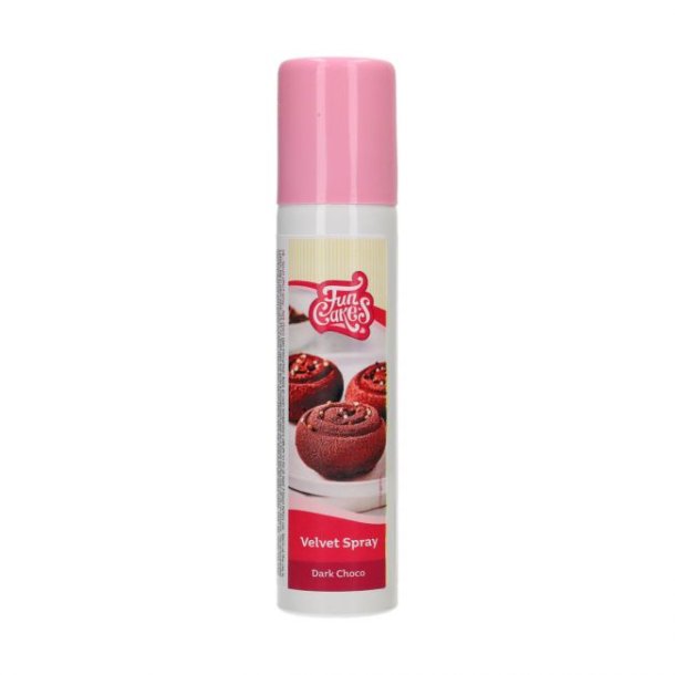 FunCakes Velvet Spray - Mrk chokolade