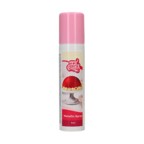 FunCakes Metallic Spray - R�d
