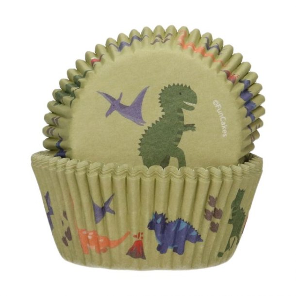 FunCakes Muffinsforme Dinosaur - 48stk