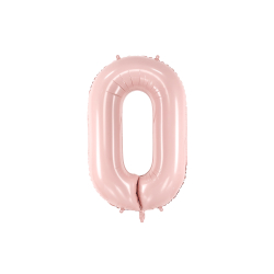 Folieballon Tal Pastel Lyserd - 72cm