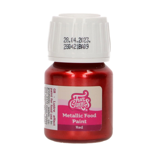FunCakes Food Paint R�d - 30g
