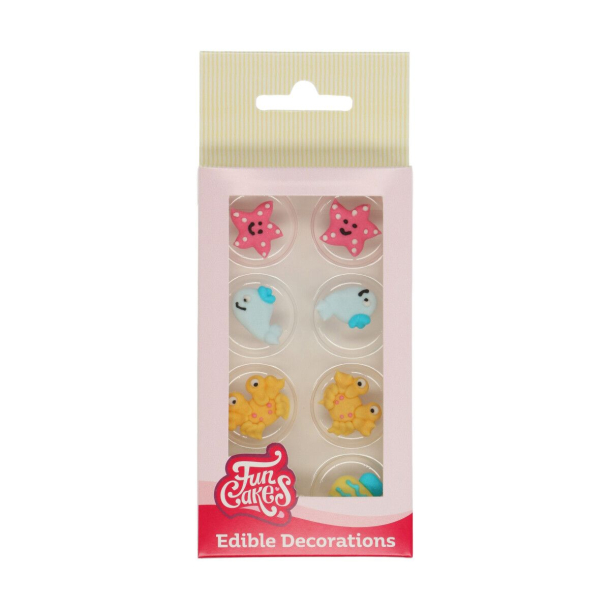 FunCakes Sukkerdekoration Sea Life  - 8stk
