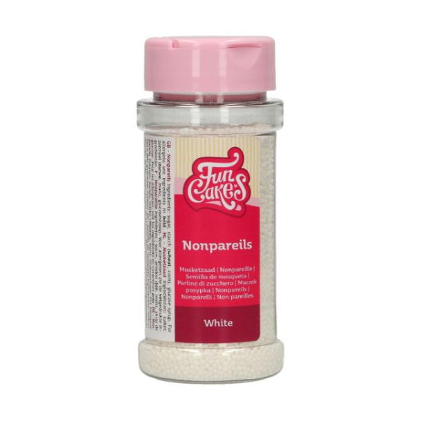FunCakes Krymmel Nonpareils White - 80g