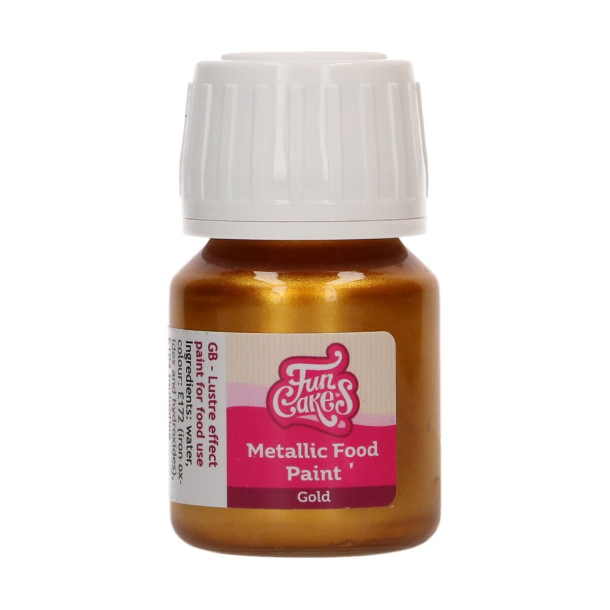 FunCakes Food Paint Guld - 30g