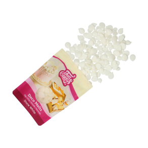 FunCakes Deco Melts Snow Hvid - 250g