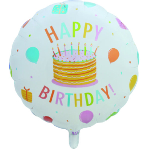 Folieballon Happy Birthday - 45cm