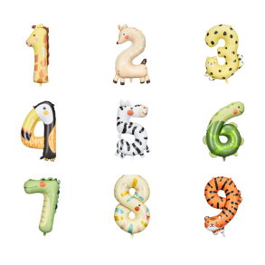 Folieballon Tal - Dyr