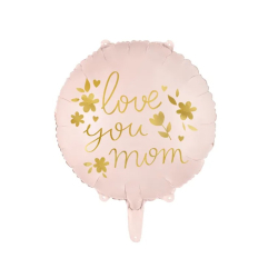 Folieballon Love You Mom - 45cm