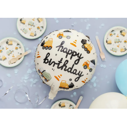 Folieballon Maskiner - 45cm