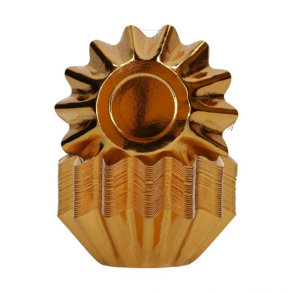 FunCakes Muffinsforme Bloom Guld - 48stk