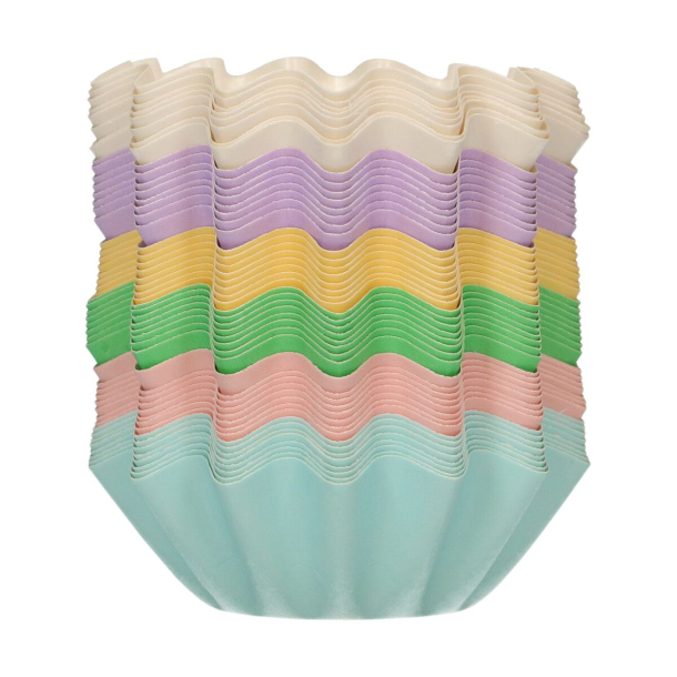 FunCakes Muffinsforme Bloom Pastel Rainbow Mix  - 48stk
