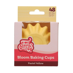 FunCakes Muffinsforme Bloom Pastel Gul  - 48stk