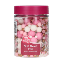 FunCakes Krymmel Soft Pearls Mix Pink Celebration - 80g