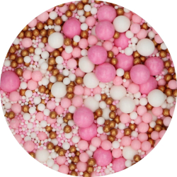 FunCakes Krymmel Soft Pearls Mix Pink Celebration - 80g
