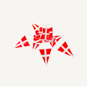 Guirlande Danmarks Flag - 4m